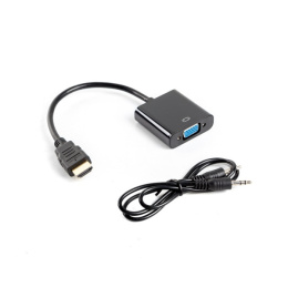 Lanberg adapter konwerter HDMI-A (męski) - SVGA (damski) + kabel audio