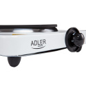 Adler AD6503 kuchenka elektryczna jednopalnikowa 1500W biała