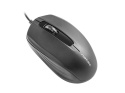 Natec HOOPIE mysz przewodowa, optyczna, USB, 1600DPI, czarna