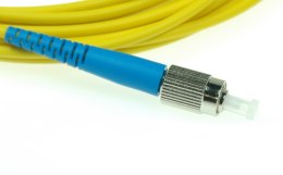 Simplex kabel optyczny ze złączkami FC/PC 25m Blue Line