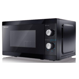 Sharp YC-MG01E-B kuchenka mikrofalowa 800W + grill 1000W 20L czarna