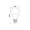 INQ żarówka lampa LED 15W E27 4000K 1350LM kulka neutralna biała