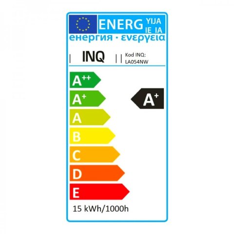 INQ żarówka lampa LED 15W E27 4000K 1350LM kulka neutralna biała