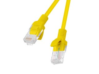 PATCHCORD KAT.6 UTP 0.25M ŻÓŁTY FLUKE PASSED LANBERG