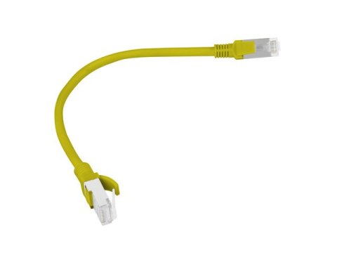 PATCHCORD KAT.6 UTP 0.25M ŻÓŁTY FLUKE PASSED LANBERG