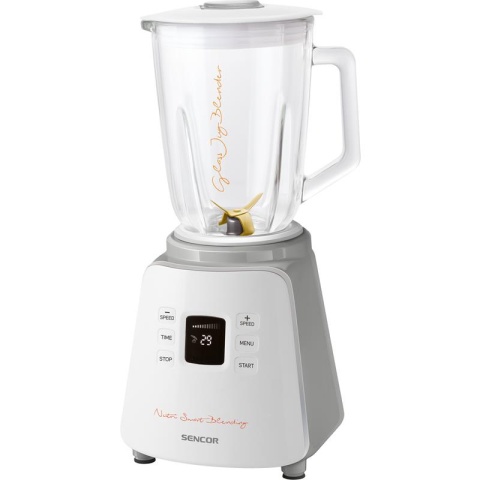 Sencor SBL4870WH blender kielichowy 1,5L, 800W, biały z młynkiem