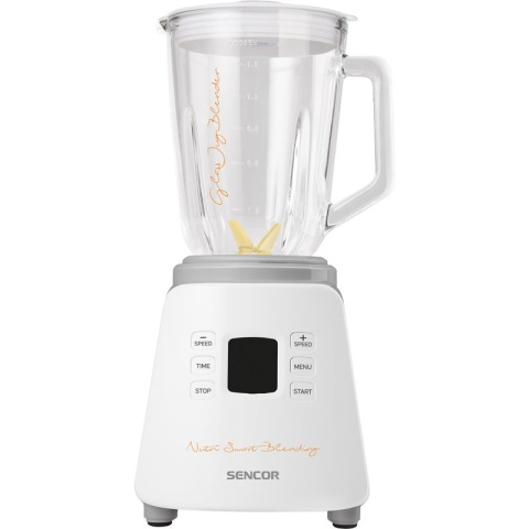 Sencor SBL4870WH blender kielichowy 1,5L, 800W, biały z młynkiem