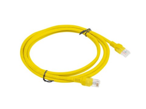 PATCHCORD KAT.6 UTP 2M ŻÓŁTY FLUKE PASSED LANBERG