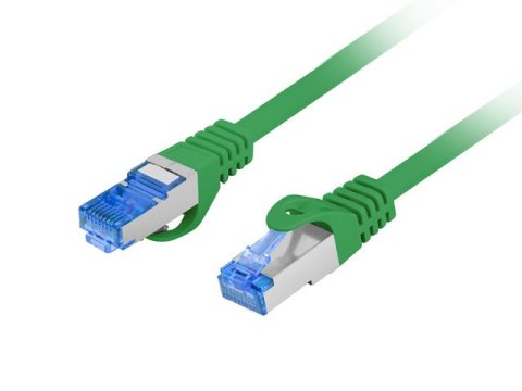 PATCHCORD KAT.6A S/FTP LSZH CCA 1M ZIELONY FLUKE PASSED LANBERG