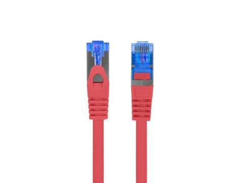 PATCHCORD KAT.6A S/FTP LSZH CCA 5M CZERWONY FLUKE PASSED LANBERG