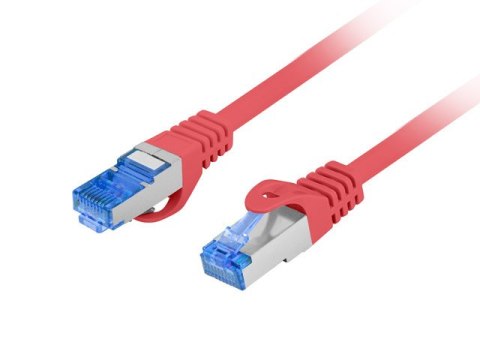 PATCHCORD KAT.6A S/FTP LSZH CCA 5M CZERWONY FLUKE PASSED LANBERG