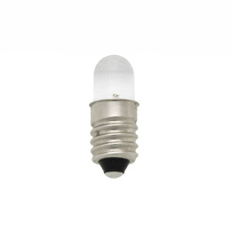 Żarówka LED od 3V do 12V E10 ciepło biała