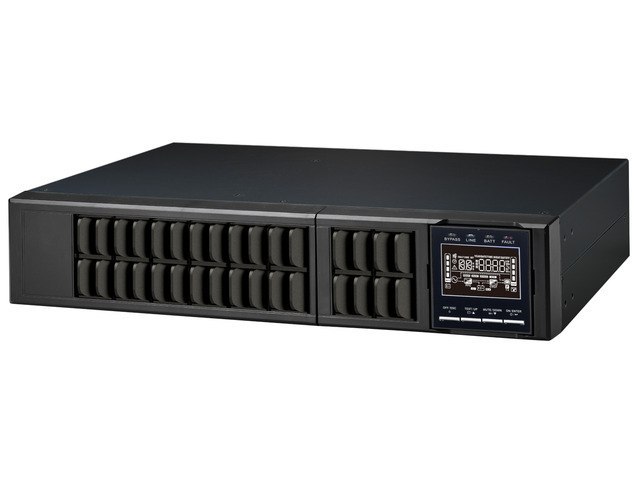 UPS RACK 19" POWERWALKER ON-LINE 10000VA RMGS PF1 TERMINAL OUT, USB/RS-232, EPO, LCD, BRAK AKU