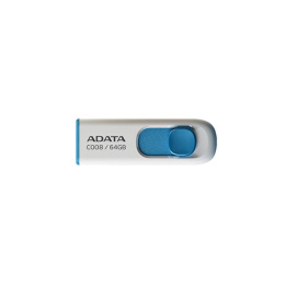 Adata Classic C008 pendrive USB 2.0, 64GB, biało-niebieski