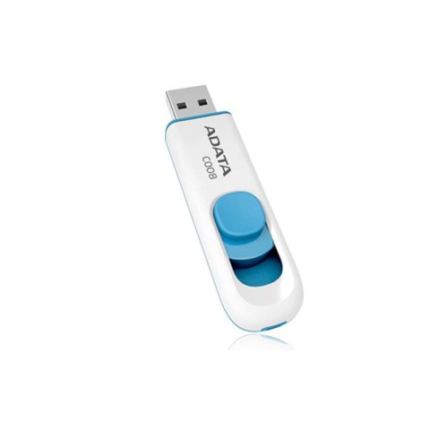 Adata Classic C008 pendrive USB 2.0, 64GB, biało-niebieski