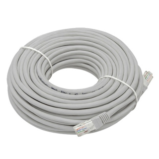 Cablexpert / Gembird przewód internetowy, szary patchcord 15M RJ45 kat. 5E