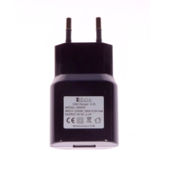 Libox ładowarka sieciowa USB, travel charge 2,1A czarna