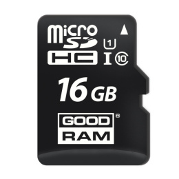 Goodram karta pamięci 16GB micro SD 10 UHS I + adapter