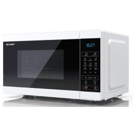Sharp YC-MG02E-W kuchenka mikrofalowa 800W + grill 1000W, 20L, białą