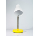 Volteno lampa biurkowa lampka nocna z regulacją kąta nachylenia na gwint E27 żółta