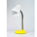 Volteno lampa biurkowa lampka nocna z regulacją kąta nachylenia na gwint E27 żółta