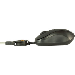 YENKEE YMS4005BK Mysz optyczna USB przenośna do laptopa czarna
