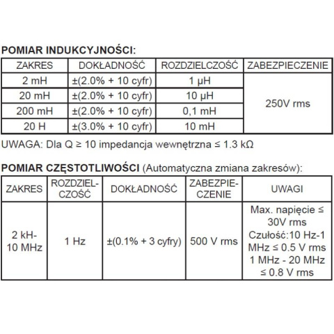 Uni-T Uniwersalny miernik cyfrowy z pomiarem temperatury, pojemności kondensatora, indukcyjności UT70A