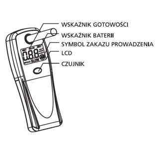 Sencor alkomat, analizator alkoholu SCA BA01