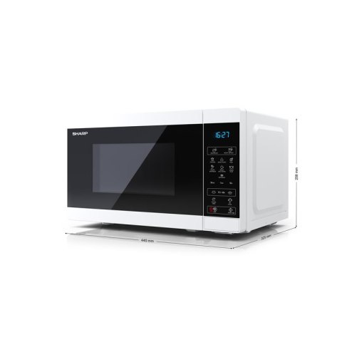 Sharp YC-MS02E-W kuchenka mikrofalowa 800W, 20L, biała