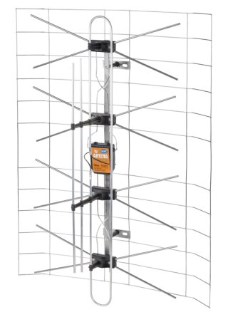 Antena TV siatkowa kompletna(zasilacz+wzmacniacz)+DIPOL 3DX