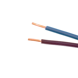 Przewód kabel drut miedziany płaski 2x1 (YDYp) 450/750V