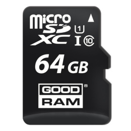Goodram karta pamięci 64GB micro SD 10 UHS I + adapter