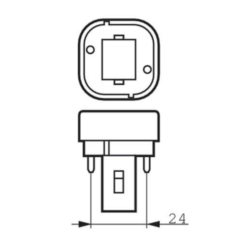 Philips Master świetlówka kompaktowa G24d-2 (2-pin) 18W 4000K PL-C 2P