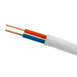 Przewód kabel domofonowy drut miedziany okrągły 2x0,5 (YTDY) 100V