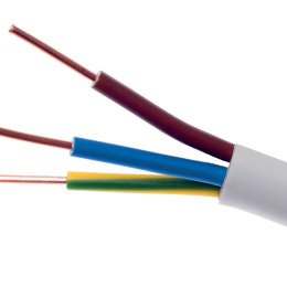 Przewód kabel drut miedziany okrągły 3x1,5 (YDY) 450/750V żo