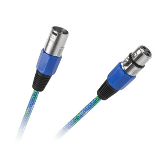 Przewód kabel mikrofonowy Canon, przedłużacz XLR wtyk - gniazdo, 3M