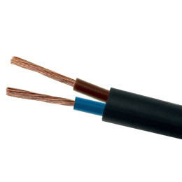 Przewód kabel warsztatowy okrągły miedziany linka 2X1,5 GUMA (OW) 300/500V