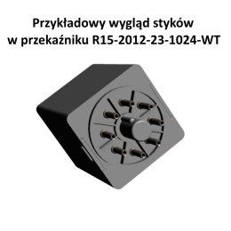 Relpol przekaźnik elektromagnetyczny R15 2P 24V DC, R15-2012-23-1024-WT, 250V AC 10A