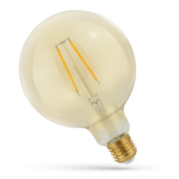 Spectrum żarówka lampa LED dekoracyjna 2W 250LM E27 2300K - 2500K glob ciepły biały
