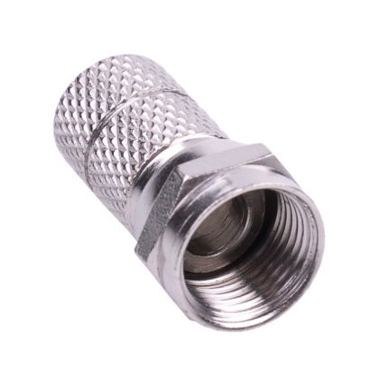 Wtyk, złącze satelitarne, antenowe Typ F miedź CU efka RG6U 6,5mm