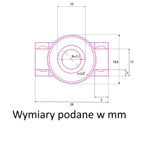 Wyłącznik termobimetaliczny MR1 250V AC, 32V DC 10A