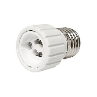 Adapter, przejściówka żarówki E27 - GU10