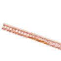 Cabletech przewód kabel głośnikowy 2x1,5 CU OFC przezroczysty