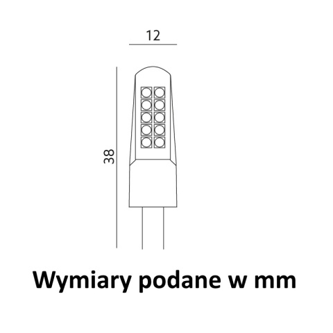 Kobi żarówka lampa LED 2,5W G4 3000K 12V DC 230LM ciepło biała