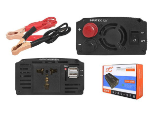 LTC samochodowa przetwornica napięcia z DC 12V na AC 230V 600W + 2 x USB 2.1A