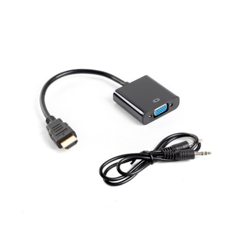Lanberg adapter konwerter HDMI-A (męski) - SVGA (damski) + kabel audio