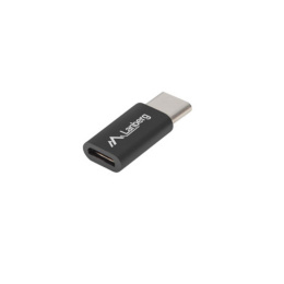 Lanberg adapter przejściówka USB typ C - microUSB