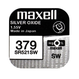 Maxell Bateria 379 SR521SW SR0 1.55V