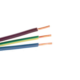 Przewód kabel drut miedziany płaski 3x2,5 (YDYp) 450/750V żo