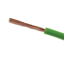 Przewód kabel linka miedziany okrągły 1x0,75 (LgY) 300/500V zielony